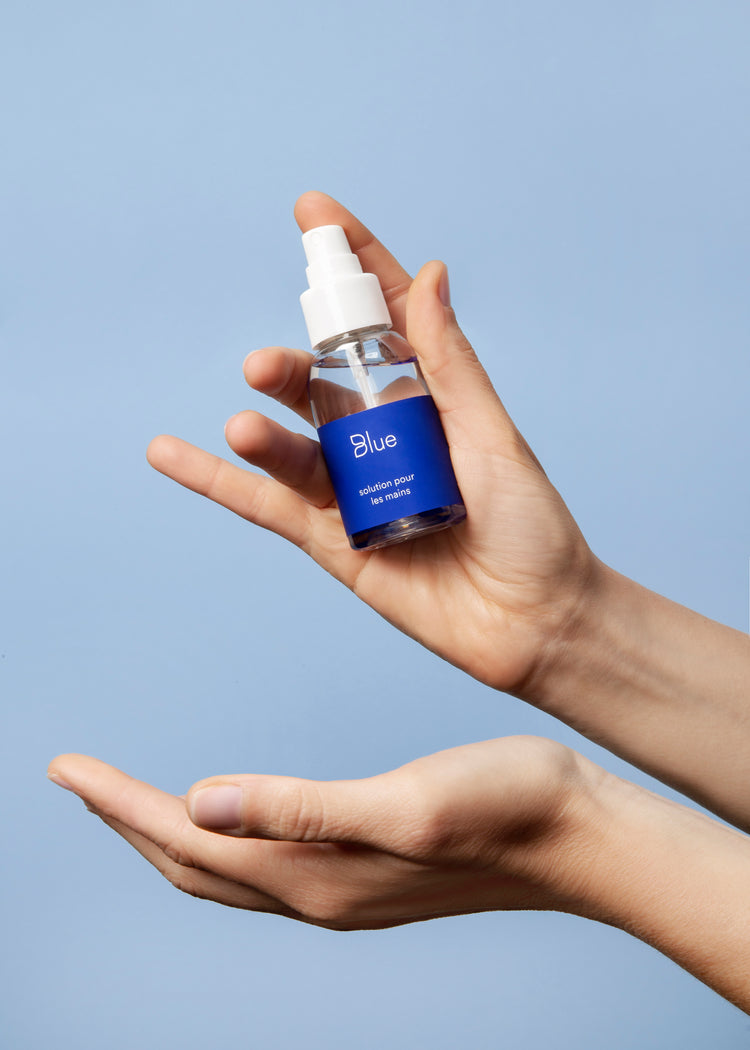 Flacon pour la solution pour les mains (vide)